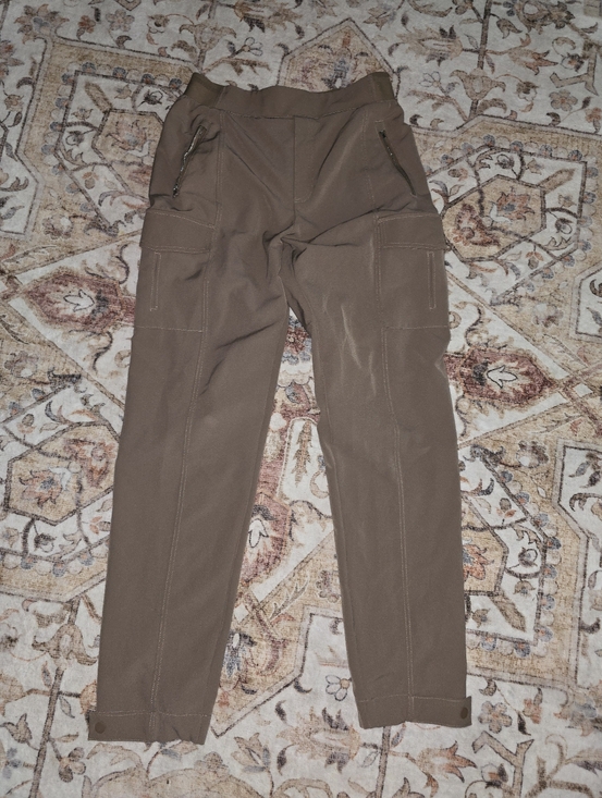 Athleta Pants - Athleta Taupe High-Waist Active Cargo Pants Womens 10T